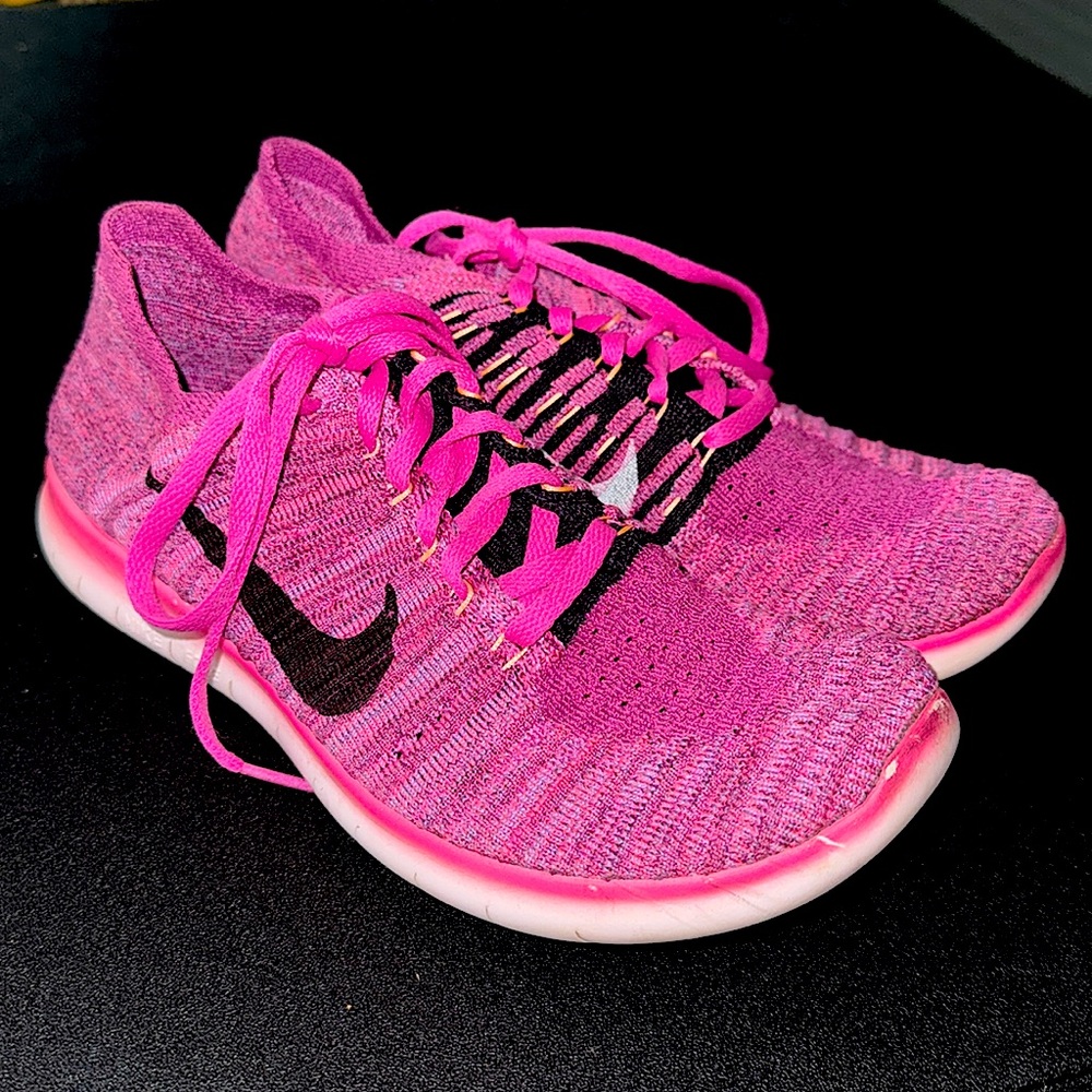 NIKE FREE RUN FLYKNIT pink 8.5